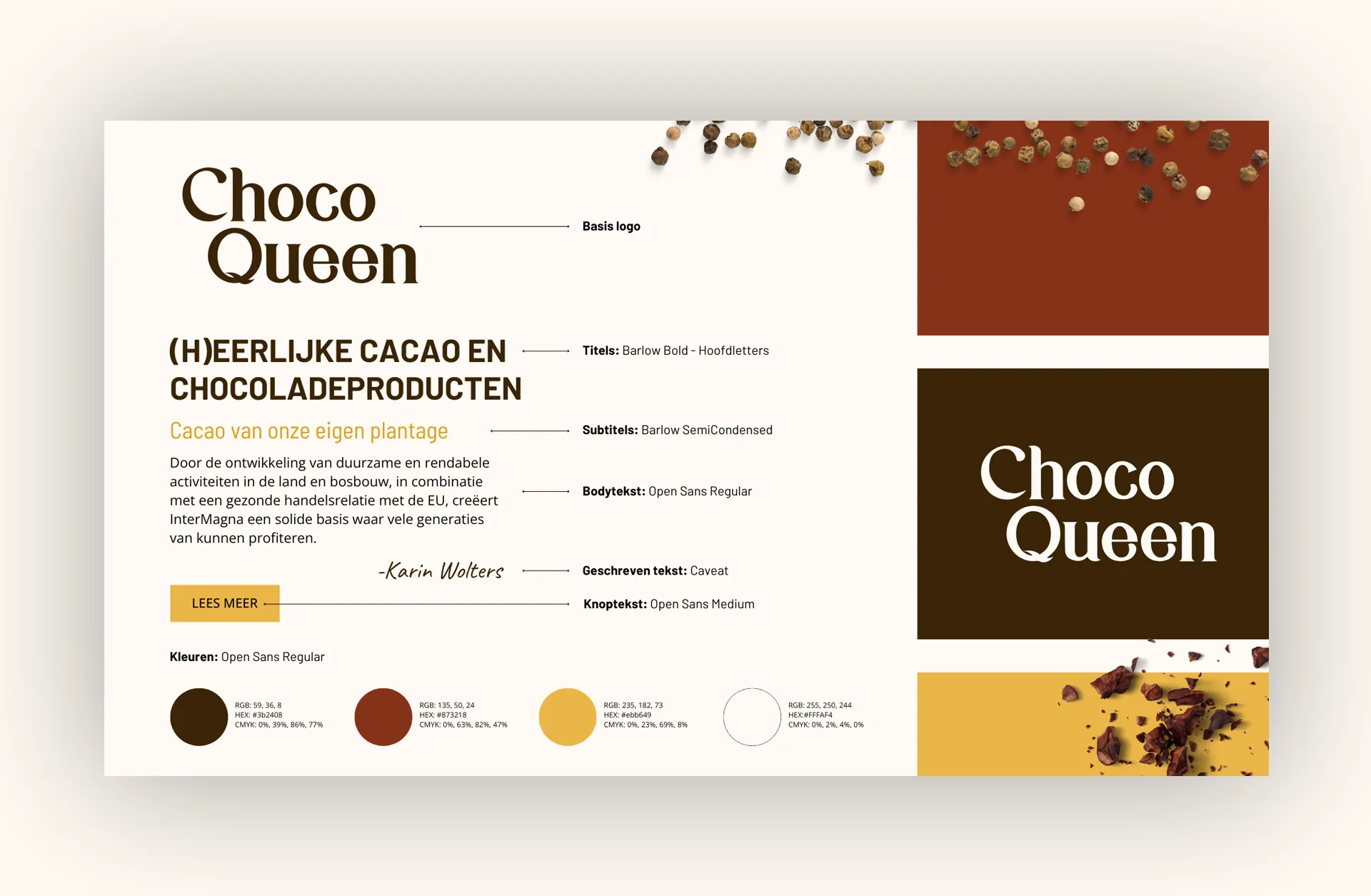 ChocoQueen moodboards