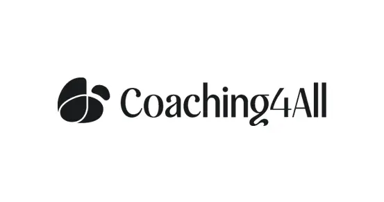 Logo, huisstijl en website voor Coaching4All, ontworpen en gerealiseerd door Studio Smaakt in Nijmegen. Inclusief brandingtoepassingen zoals notitieboekjes en pennen.