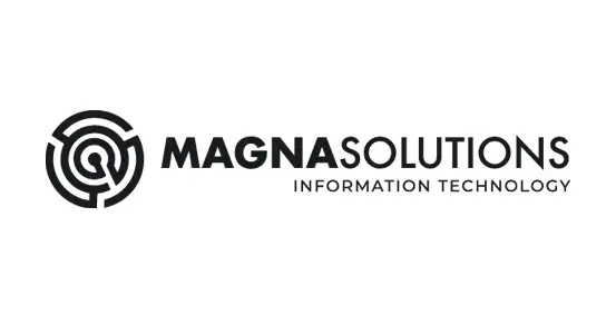 Logo, huisstijl en websiteontwikkeling voor MagnaSolutions, uitgevoerd door Studio Smaakt in Nijmegen. Inclusief ondersteuning bij online marketing en communicatie