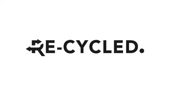 Logo, huisstijl en website voor RE-CYCLED Nijmegen, ontwikkeld door Studio Smaakt. Overkoepelend merk voor Re-Cycled Fietsen, ICT, Constructions en Educatie, met focus op duurzaamheid en sociale impact.