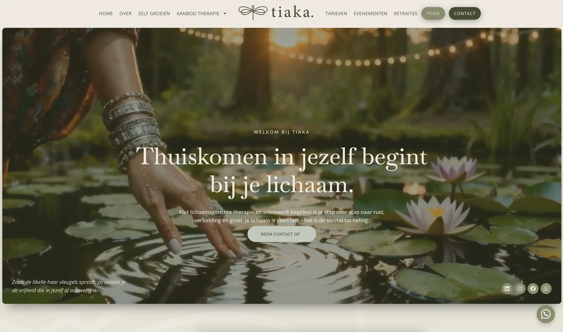 Tiaka website